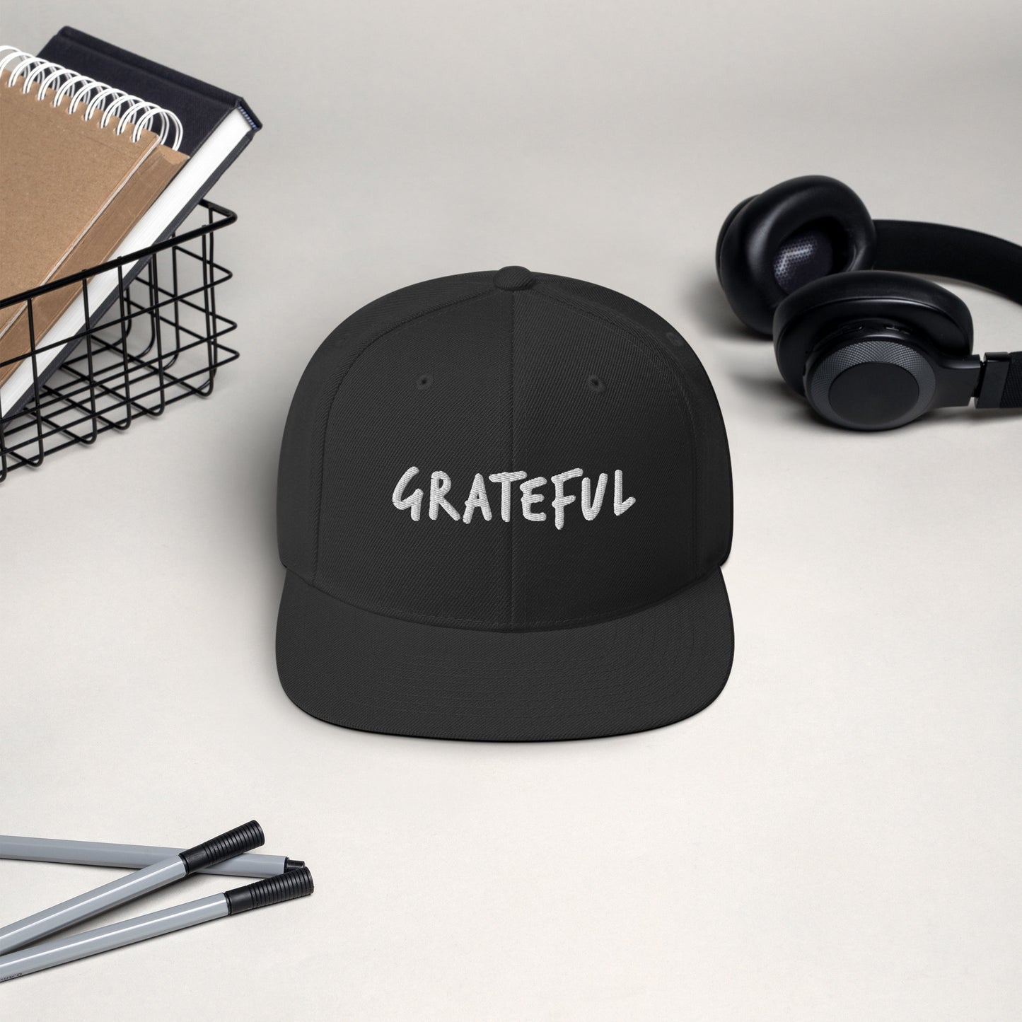 "Gratitude Gear: The GRATEFUL Snapback Hat"