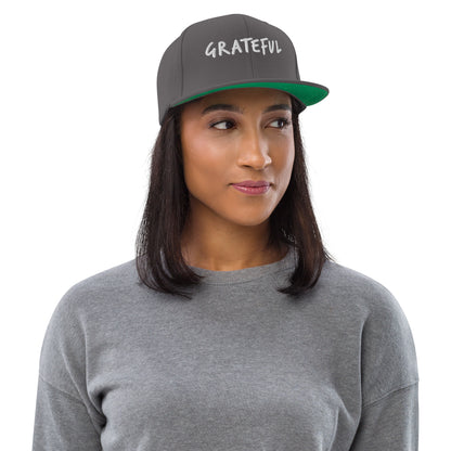 "Gratitude Gear: The GRATEFUL Snapback Hat"