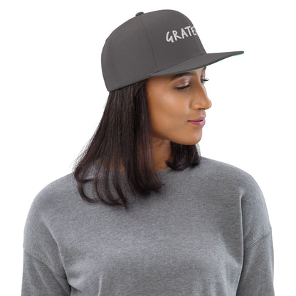 "Gratitude Gear: The GRATEFUL Snapback Hat"