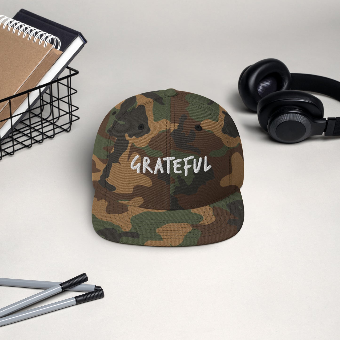 "Gratitude Gear: The GRATEFUL Snapback Hat"