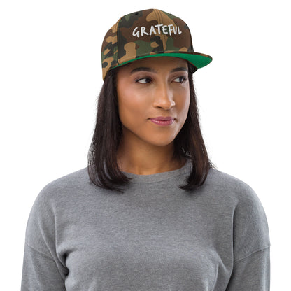 "Gratitude Gear: The GRATEFUL Snapback Hat"