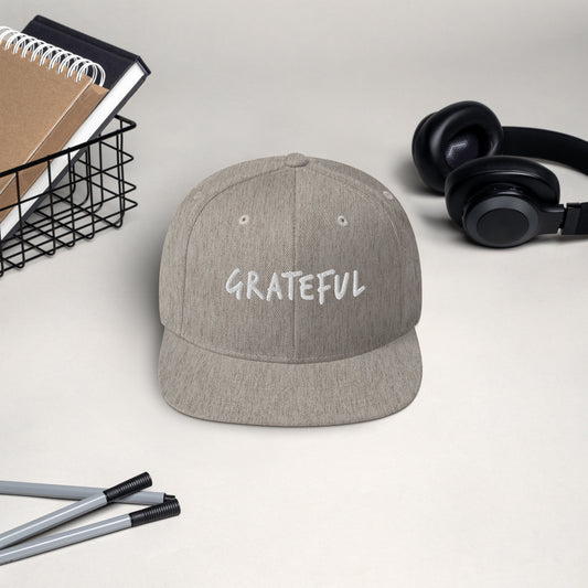 "Gratitude Gear: The GRATEFUL Snapback Hat"