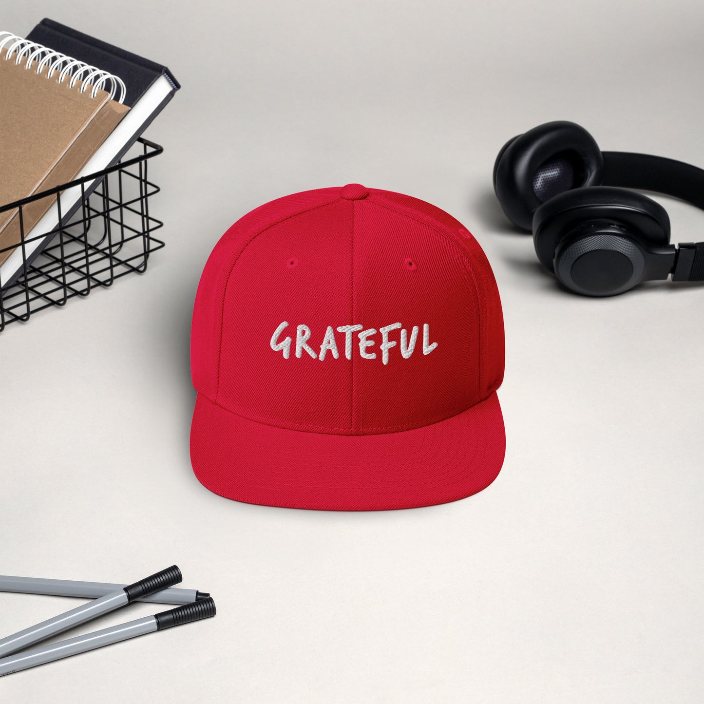 "Gratitude Gear: The GRATEFUL Snapback Hat"