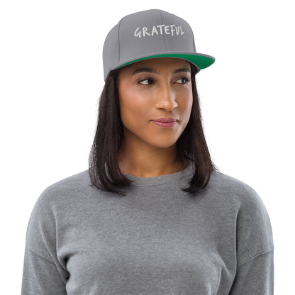 "Gratitude Gear: The GRATEFUL Snapback Hat"