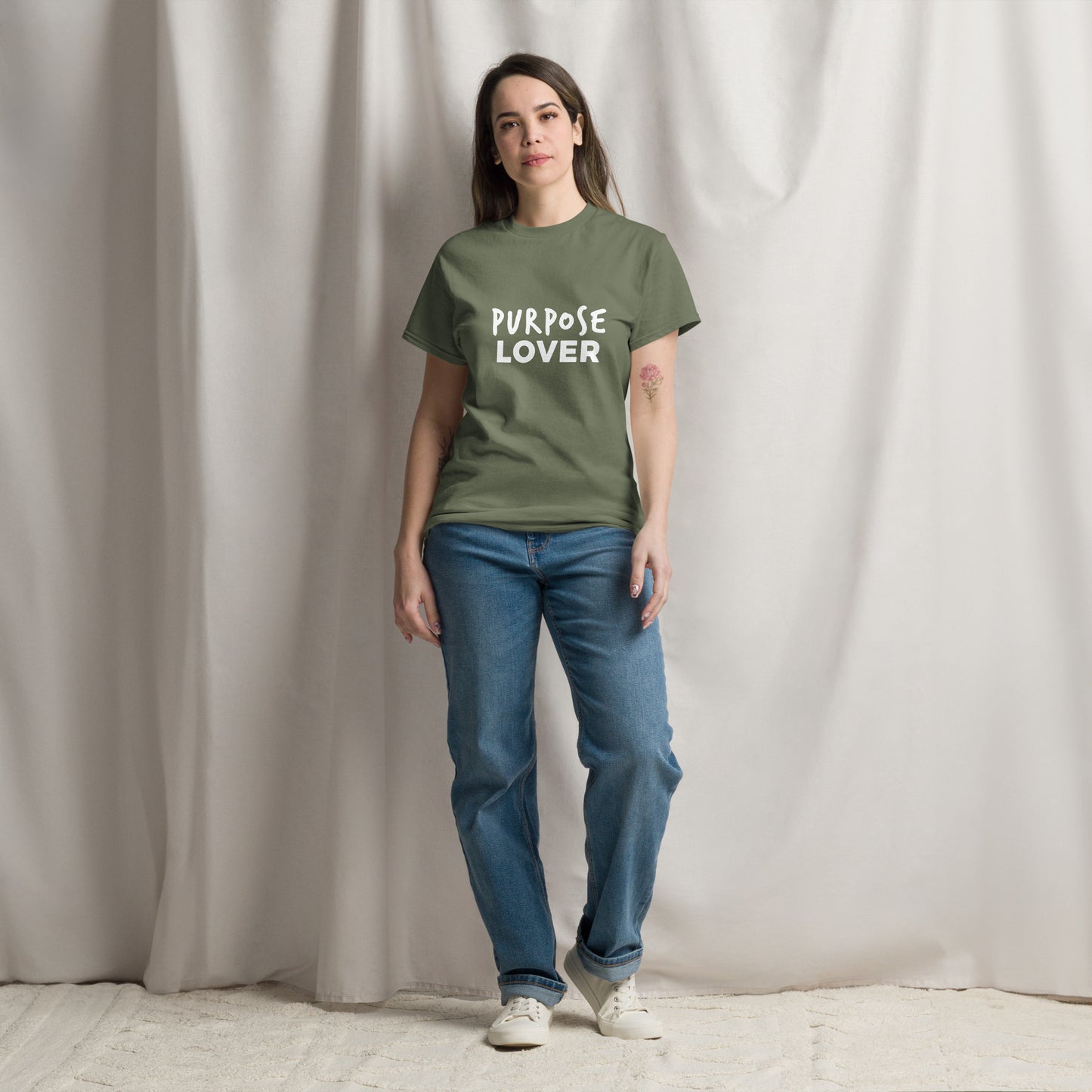 "Driven by Purpose: The PURPOSE LOVER Unisex Classic Tee"