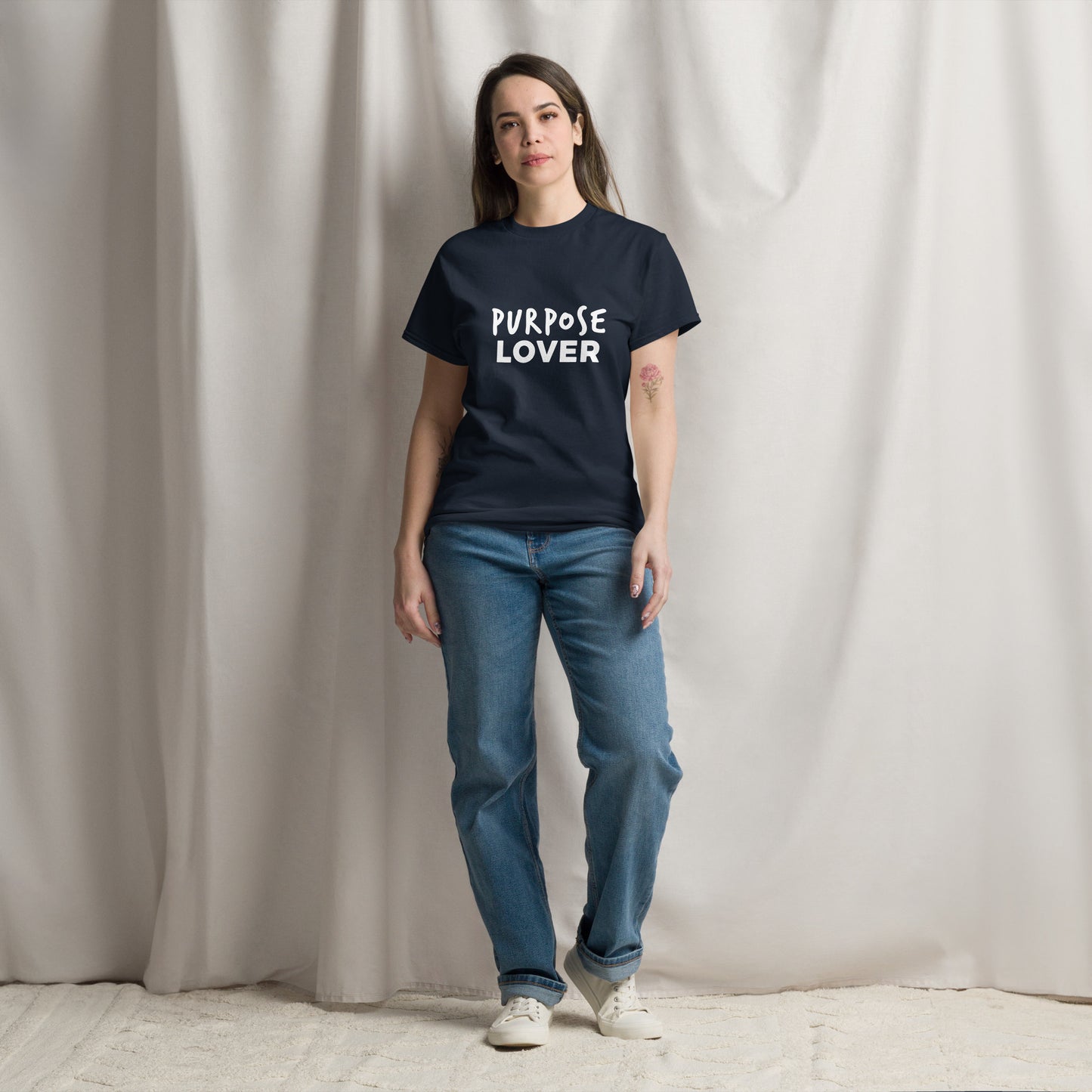 "Driven by Purpose: The PURPOSE LOVER Unisex Classic Tee"