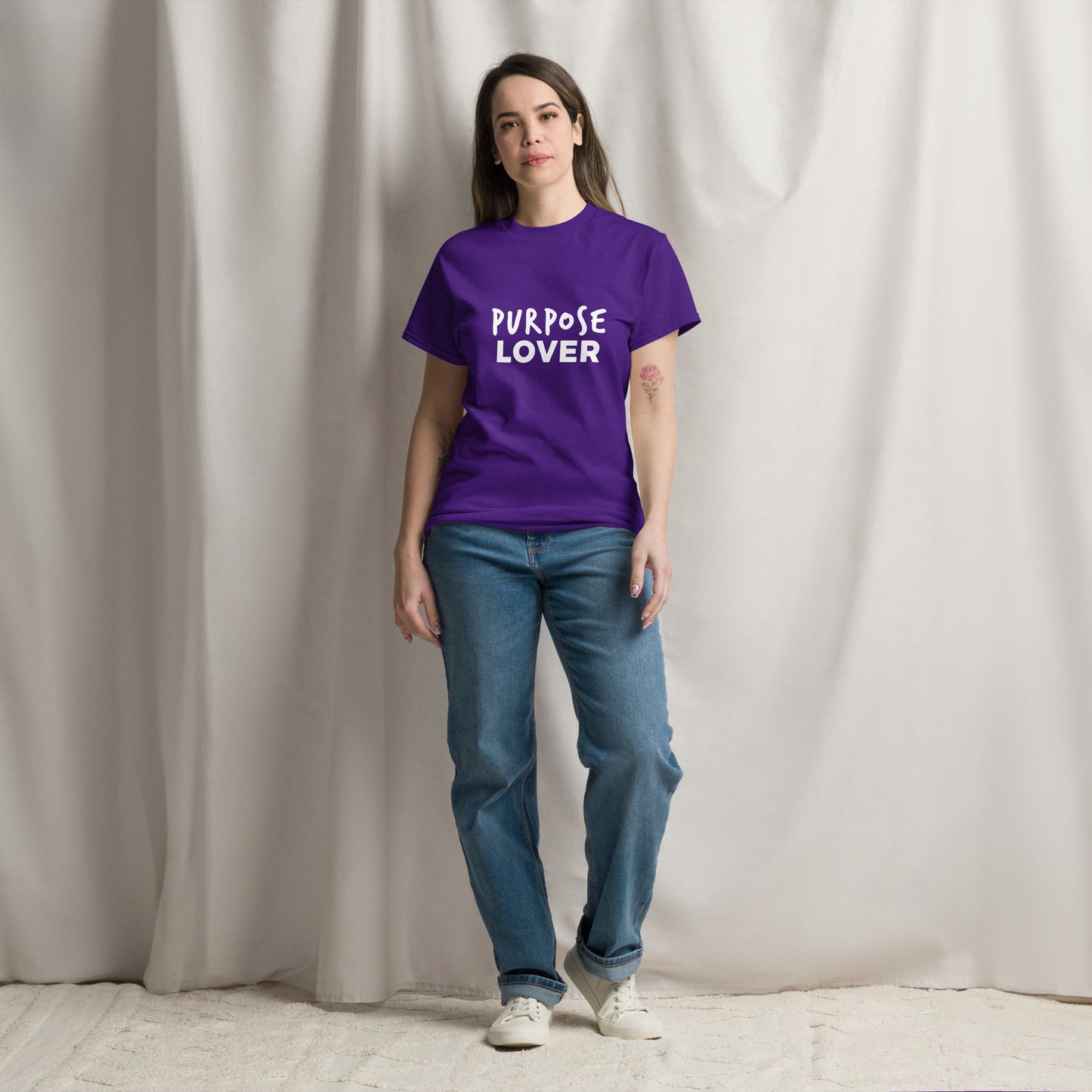 "Driven by Purpose: The PURPOSE LOVER Unisex Classic Tee"