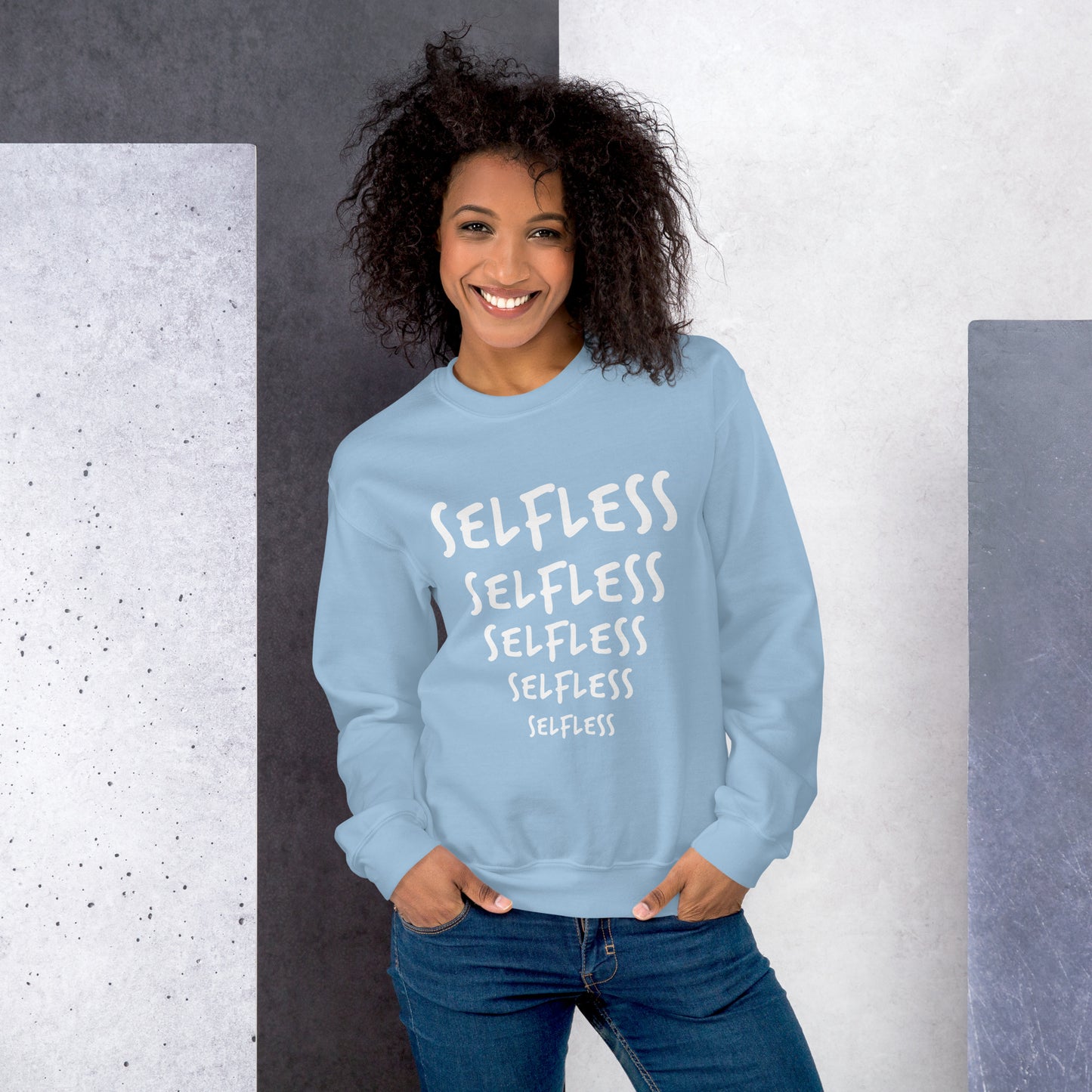 "SELFLESS" Ultimate Crewneck Sweatshirt