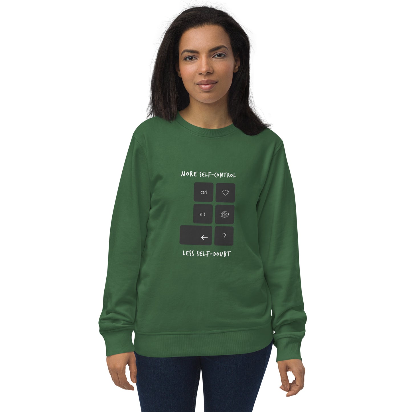 "Mastery Mode: The SELF-CONTROL Unisex Organic Sweatshirt"