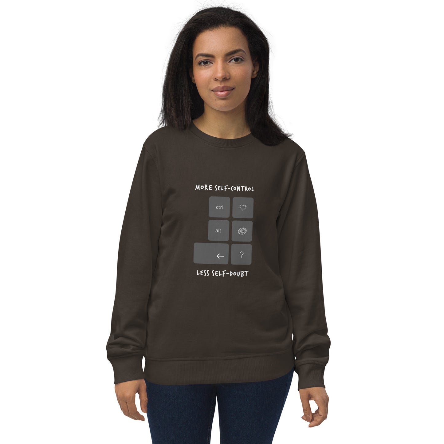 "Mastery Mode: The SELF-CONTROL Unisex Organic Sweatshirt"