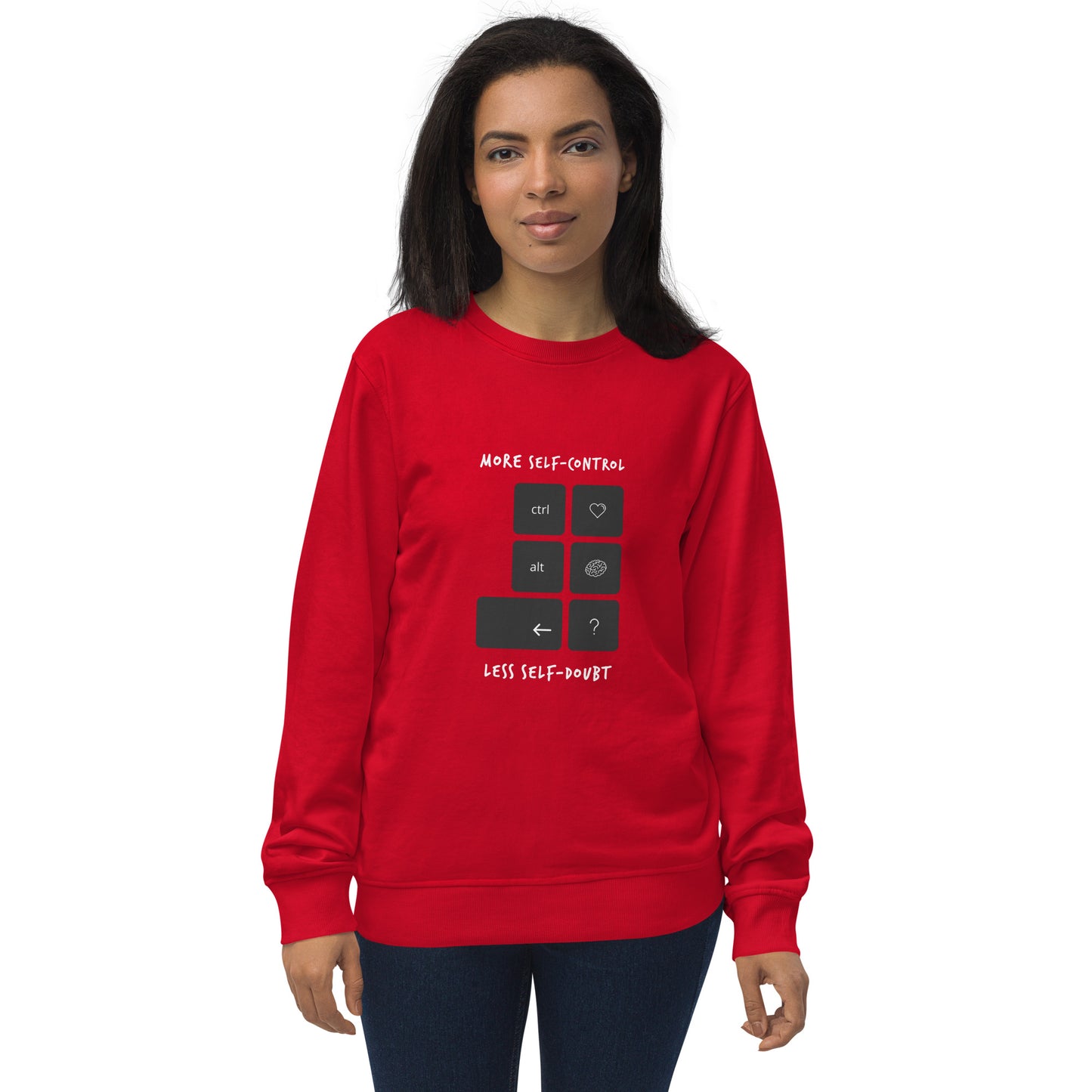 "Mastery Mode: The SELF-CONTROL Unisex Organic Sweatshirt"