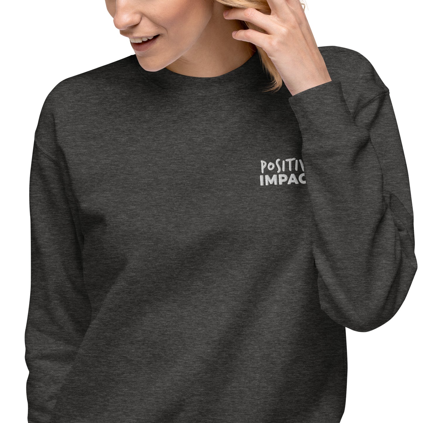 "POSITIVE IMPACT" Premium Sweatshirt