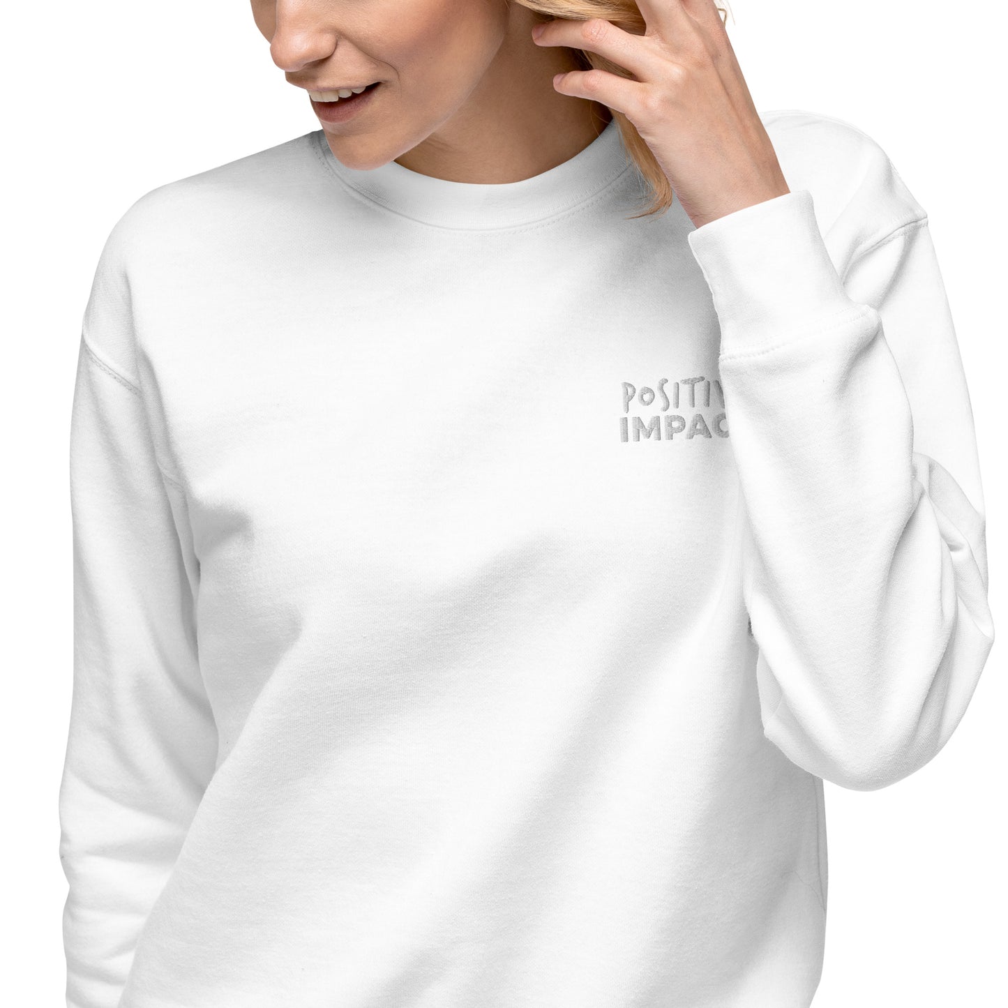 "POSITIVE IMPACT" Premium Sweatshirt